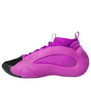 Size 9.5 Adidas Harden Vol. 8 Purple Burst Black Mens Basketball Shoes IG6647